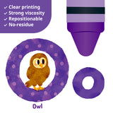 Animal Alphabet Numbers Colour Wall Stickers (DS8-8044)