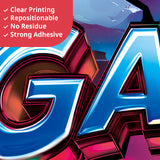 DECOWALL Large 3D Gamer Wall Stickers (SG2-2601)