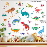 Colourful Dinosaurs Wall Stickers