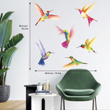 Hummingbirds Wall Stickers