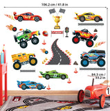 Racing Car Wall Stickers