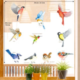 Garden Birds Window Clings Stickers