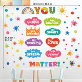 Colour quote Wall Stickers