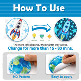 DECOWALL Glow-in-the-Dark Solar System Wall Stickers – (GDS8-8098)