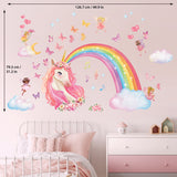 Unicorn Rainbow Wall Stickers