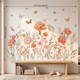 Boho Large Flowers Wall Stickers (SG2-2507)