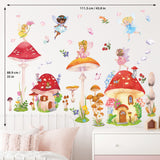 Mushroom and Fairies Wall Stickers