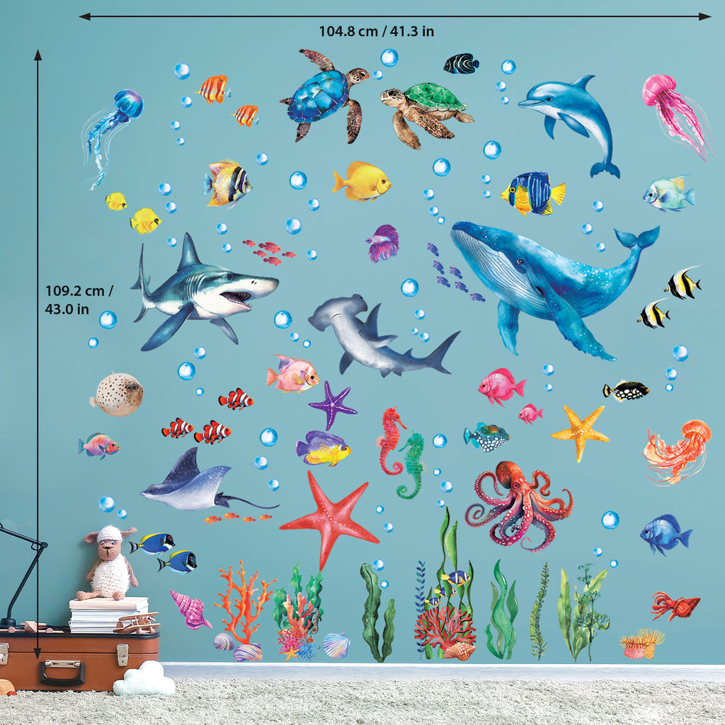 Sea Animals Wall Stickers