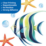 DECOWALL Tropical Fish Coral Ocean Nursery Wall Stickers (SG3-2614)