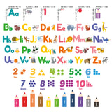 Colourful Animal Alphabet Wall Stickers (DS9-1614)
