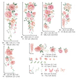 Rose vine Wall Stickers (SG3-2428)