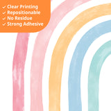 Watercolor Rainbow Wall Stickers