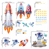 Rockets and Astronauts Wall Stickers