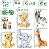 Baby Jungle Animals Wall Stickers