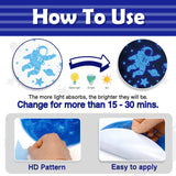 Glow in The Dark Space, Moon Wall stickers