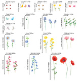 Wild Flowers Wall Stickers