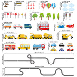 Transports and Road Wall Stickers (SG3-2308)