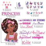 Black girl magic Wall Stickers