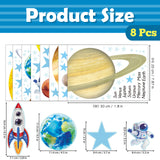 DECOWALL Glow-in-the-Dark Solar System Wall Stickers – (GDS8-8098)
