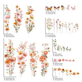 Boho Small Flowers Wall Stickers (SG2-2506)