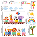 Animal Train Wall Stickers
