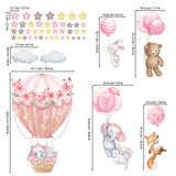 Animal, Hot air balloon, Balloons Wall Stickers