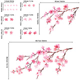 Watercolor Cherry Blossoms Wall Stickers
