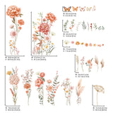 Boho Large Flowers Wall Stickers (SG2-2507)