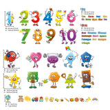 Shape and Number Wall Stickers