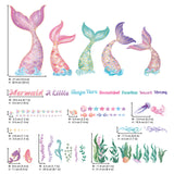 Mermaid Tail Wall Stickers
