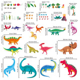 Colourful Dinosaurs Wall Stickers