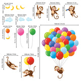 Balloons and Monkeys Wall Stickers (SG2-2202)