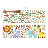 Forest Animals Tree Wall Stickers