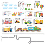 Construction Transportation on the Road Wall Stickers (SG2-2107)