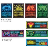DECOWALL Neon Gaming Posters Wall Stickers (SG2-2602)