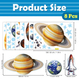 DECOWALL Glow in the Dark Solar System Wall Stickers (GDS8-7002)