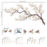 Oriental Flower Tree Wall Stickers_Inversion