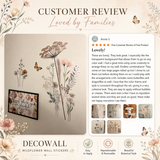 Boho Wild Flower Wall Stickers (SG2-2513)