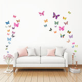 38 Colourful Butterflies Nursery Wall Stickers