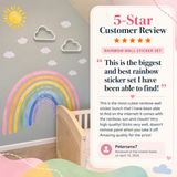 Extra Large Rainbow Wall Stickers – Positive Affirmation Quotes Wall Decals (FH4-2524)