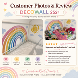 Extra Large Rainbow Wall Stickers – Positive Affirmation Quotes Wall Decals (FH4-2524)