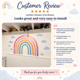 Pastel Rainbow Wall Stickers (SG4-2429)