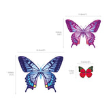 30 Vibrant Butterflies Wall Stickers