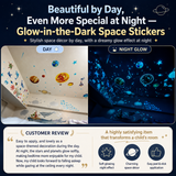 DECOWALL Glow-in-the-Dark Solar System Wall Stickers – (GDS8-8098)