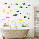 Coral Reef Fish Wall Stickers