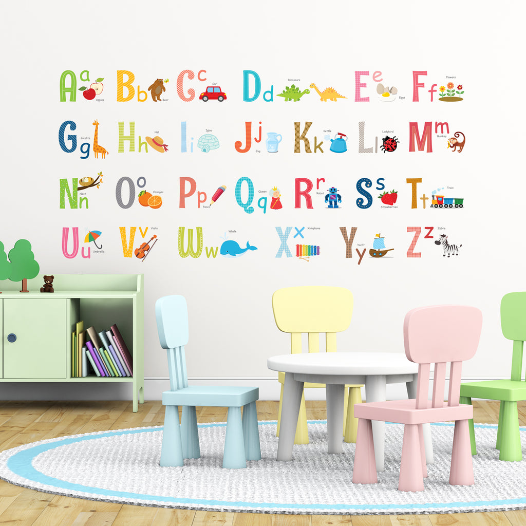 Alphabet Wall Stickers (Large)