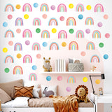 Polka Dots and Rainbows Wall Stickers