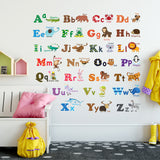 Alphabet Animals Wall Stickers (Large)