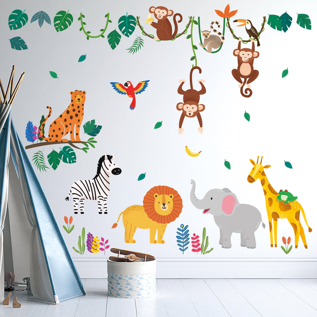 Jungle Animals Wall Stickers