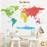 Landmark World Map Wall Stickers(S)
